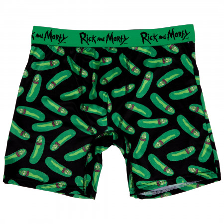 Rick and Morty Pickle Rick All Over Print Boxer Briefs